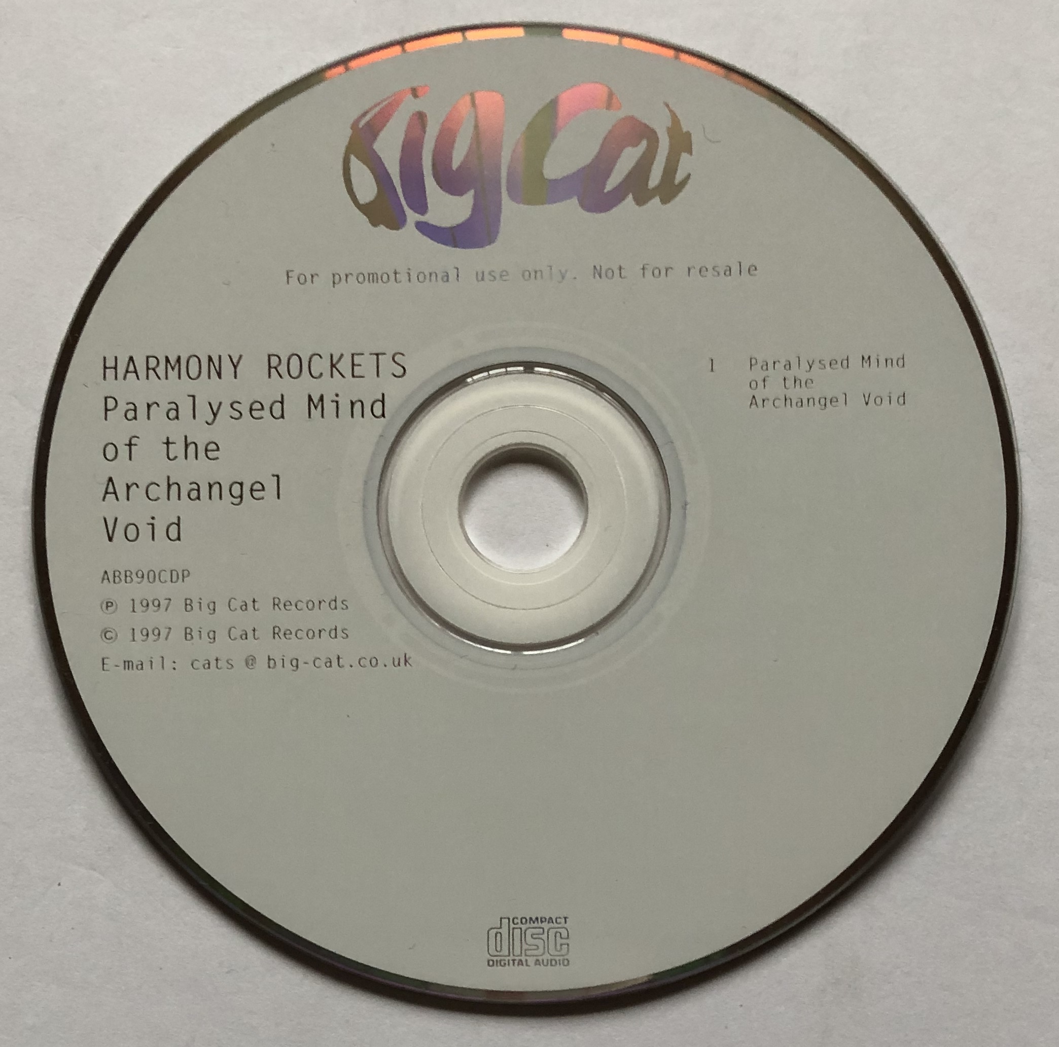 Harmony Rockets - Paralyzed Mind Of The Archangel Void - Netdiscs