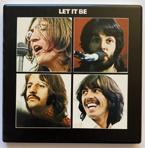 The Beatles - Single Ceramic Coaster - Let It Be