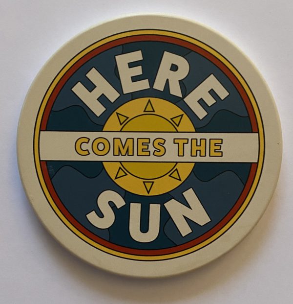 The Beatles - Single Ceramic Coaster - Here Comes The Sun